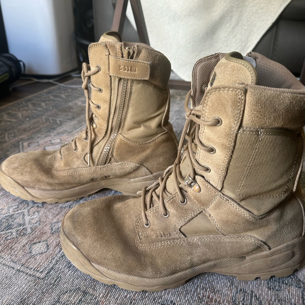 5.11 Tactical ATAC 8in Coyote Boot Brown - Size 13
